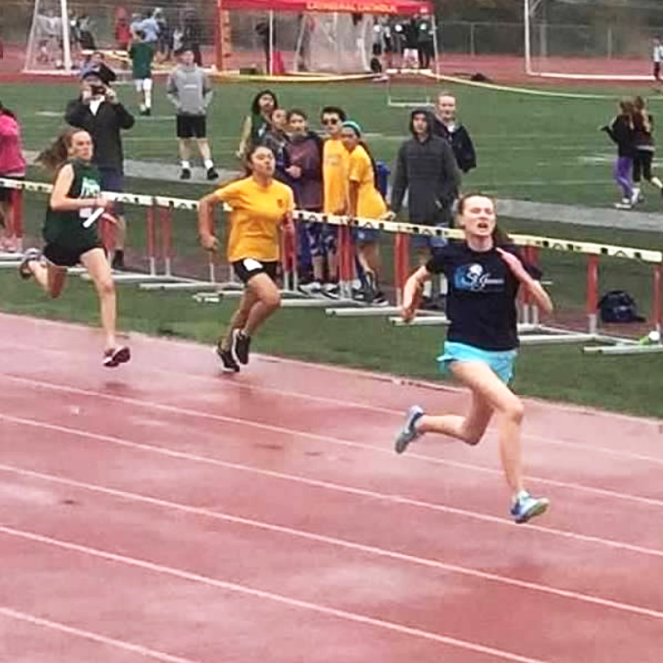 Girls track at St. James Academy