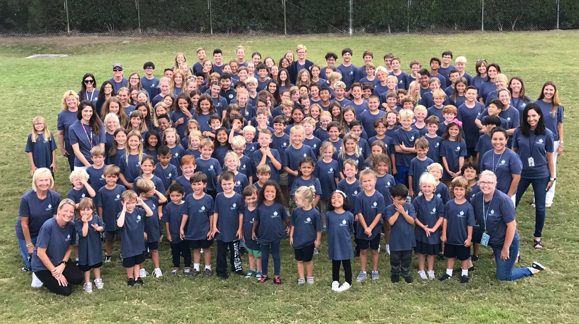 St. James Academy students and staff